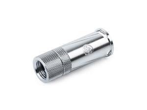 Bitspower Quick Disconnect Female Fitting with Rotary IG1/4" Extender, Silver Shining