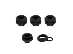 Corsair Hydro X Series XF Hardline Fitting, 12mm OD, Black, 4-pack Corsair Hydro X Series XF Hardline Fitting, 12mm OD, Black, 4-pack