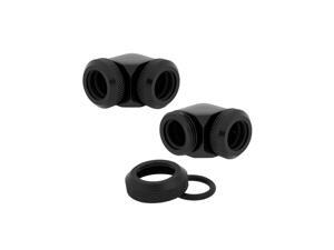 Corsair Hydro X Series XF Hardline 90 Degree Fittings, 12mm OD, Black, 2-pack Corsair Hydro X Series XF Hardline 90 Degree Fittings, 12mm OD, Black, 2-pack