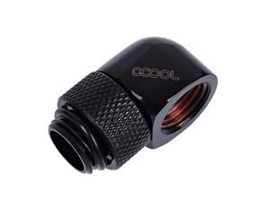 Alphacool G1/4" HF 90 Degree Rotary Fitting - Deep Black (17217) Alphacool G1/4" HF 90 Degree Rotary Fitting - Deep Black (17217)