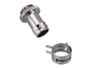 Koolance G1/4" Barb Fitting for Soft Tubing with ID 10mm (3/8in), Nickel Koolance G1/4" Barb Fitting for Soft Tubing with ID 10mm (3/8in), Nickel