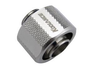 Koolance G1/4" Compression Fitting for Soft Tubing with 13mm ID x 19mm OD (1/2in x 3/4in), Nickel Koolance G1/4" Compression Fitting for Soft Tubing with 13mm ID x 19mm OD (1/2in x 3/4in), Nickel