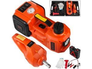 VEVOR Bestauto 3 Ton Electric Jack 12V Electric Car Jack Set 3 in 1 Electric Hydraulic Floor Jack with Impact Wrench and LED Light