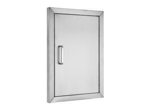 VEVOR BBQ Access Door 304 Stainless Steel BBQ Island Door Single Vertical Door Right-Hinged Access Door 14"Wx 20"H VEVOR BBQ Access Door 304 Stainless Steel BBQ Island Door Single Vertical Door Right-Hinged Access Door 14"Wx 20"H