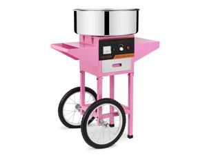 VEVOR Electric Cotton Candy Machine with Cart Cotton Candy Maker for Kids Commercial Cotton Candy Machine Kit 110V Perfect for Various Parties VEVOR Electric Cotton Candy Machine with Cart Cotton Candy Maker for Kids Commercial Cotton Candy Machine Kit 110V Perfect for Various Parties