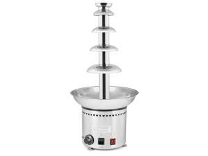 VEVOR 5 Tiers Chocolate Fountain 27 Inch 68 CM Chocolate Fondue Fountain Commercial Chocolate Fondue for Wedding Party Catering VEVOR 5 Tiers Chocolate Fountain 27 Inch 68 CM Chocolate Fondue Fountain Commercial Chocolate Fondue for Wedding Party Catering