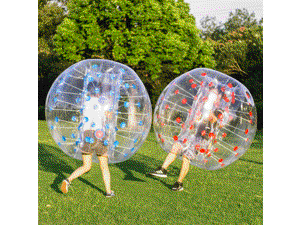 VEVOR Inflatable Bumper Ball 2 Pcs 1.5M/5ft Diameter Bubble Soccer Ball Blow Up Toy in 5 Min Inflatable Bumper Bubble Balls for Adults or Child