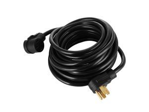 VEVOR RV Power Cord 36' 50 Amp RV Extension Cord AWG10 Truck Trailer Motorhome Camper RV Cord Grip Handles Camper Trailer Power Supply Cable VEVOR RV Power Cord 36' 50 Amp RV Extension Cord AWG10 Truck Trailer Motorhome Camper RV Cord Grip Handles Camper Trailer Power Supply Cable