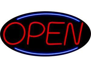 JUMBO LED Open Sign With Remote! Very Bright! BD32-3 (32x16) Red & Blue JUMBO LED Open Sign With Remote! Very Bright! BD32-3 (32x16) Red & Blue