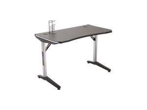 E-WIN® 2.0 Edition RGB Gaming Desk with RGB Lights, Smart Wireless Charger, USB Port, Controller Stand And Cup Holder