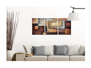 3 Panel Modern Abstract Contemporary Oil Painting on Canvas 3 Panel Modern Abstract Contemporary Oil Painting on Canvas