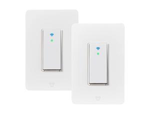 Geeni TAP Smart 3-Way Switch Kit, White, 2-Pack – No Hub Required – Requires Neutral Wire – Smart Light Switch Works with Amazon Alexa, Google Assistant & Microsoft Cortana, Requires 2.4 GHz Wi-Fi Geeni TAP Smart 3-Way Switch Kit, White, 2-Pack – No Hub Required – Requires Neutral Wire – Smart Light Switch Works with Amazon Alexa, Google Assistant & Microsoft Cortana, Requires 2.4 GHz Wi-Fi