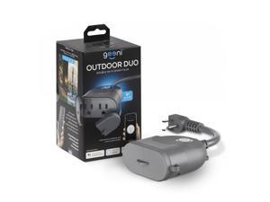 Geeni Outdoor Smart Plug, Weatherproof WiFi Outdoor Smart Outlet with 2 Sockets - No Hub Required, Outdoor Smart Plugs Works with Alexa Google Cortana Wireless Remote Control Timer by Smartphone APP Geeni Outdoor Smart Plug, Weatherproof WiFi Outdoor Smart Outlet with 2 Sockets - No Hub Required, Outdoor Smart Plugs Works with Alexa Google Cortana Wireless Remote Control Timer by Smartphone APP