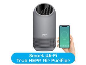 Geeni Breathe XL Smart True HEPA Certified-Large Room Air Purifier-Easy Set Up – Works with Amazon Alexa & Google Assistant, Requires 2.4 GHz Wi-Fi, Grey Geeni Breathe XL Smart True HEPA Certified-Large Room Air Purifier-Easy Set Up – Works with Amazon Alexa & Google Assistant, Requires 2.4 GHz Wi-Fi, Grey