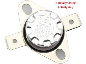 5PCS KSD301 DegC 140 Thermal Control Switch 250V 10A Normally Closed NC Thermostat Temperature Switch 5PCS KSD301 DegC 140 Thermal Control Switch 250V 10A Normally Closed NC Thermostat Temperature Switch