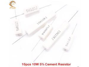 10W Cement 3 OHM 10PCS 10W 5% Cement Resistor Power Resistance 0.1 ~ 10K 10W Cement 3 OHM 10PCS 10W 5% Cement Resistor Power Resistance 0.1 ~ 10K