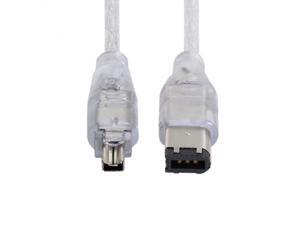 Cablecc 1394 6Pin to Firewire 400 IEEE 1394 4 Pin Male iLink Adapter Cord Cable for Camera Camcorder