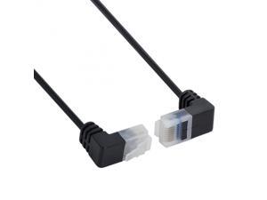 It is a Perfect Choice for You 1m RJ45 Male Bent Down to RJ45 Male Bent Down Network LAN Cable
