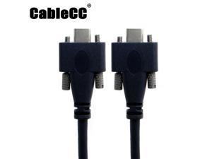 Cablecc USB 3.1 Type-C Dual Screw Locking to Locking USB-C 10Gbps Data Cable 1.2m Panel Mount Type