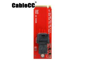 Cablecc U.2 U2 Kit SFF-8639 NVME PCIe SSD Adapter for Mainboard Intel SSD 750 p3600 p3700 M.2 SFF-8643 Mini SAS HD Cablecc U.2 U2 Kit SFF-8639 NVME PCIe SSD Adapter for Mainboard Intel SSD 750 p3600 p3700 M.2 SFF-8643 Mini SAS HD