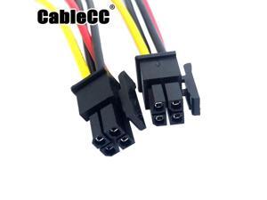 Cablecc ATX Molex Micro Fit Connector 4Pin Male to Male Power Cable 60cm Cablecc ATX Molex Micro Fit Connector 4Pin Male to Male Power Cable 60cm