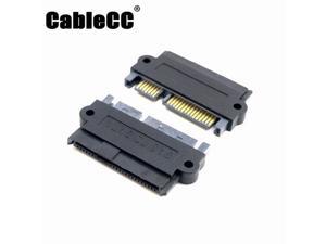 Cablecc  SFF-8482 SAS 22 Pin to 7 Pin + 15 Pin SATA Hard Disk Drive Raid Adapter with 15 Pin Power Port
