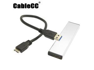 Cablecc USB 3.0 to 12+6pin SSD HDD Hard Disk Cartridge Drive for 2010 2011 Macbook Air A1369 A1370