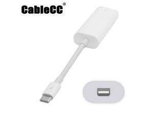Cablecc 40Gbps USB-C Thunderbolt 3 Port to Thunderbolt 2 Adapter for 2016 Macbook Pro Display MC914 & Hard Disk