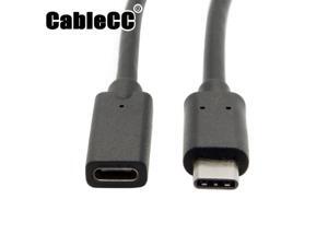 Cablecc USB-C USB 3.1 Type C Male to Female Extension Data Cable for Macbook Tablet Mobile Phone 20cm UC-218-BK-0.2M Cablecc USB-C USB 3.1 Type C Male to Female Extension Data Cable for Macbook Tablet Mobile Phone 20cm UC-218-BK-0.2M