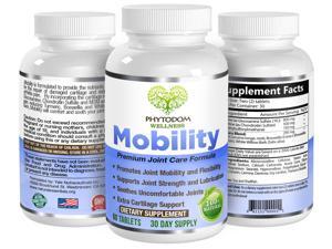 Natural Joint Anti-Inflammation Pain Relief Lubrication and Mobility Herbal Supplements- Glucosamine, Chondroitin Sulfate, Turmeric- 60 Tablets