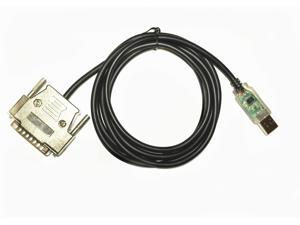 FTDI Chip USB to RS232 Serial Adapter Cable, 25 Pin DB25 Male Connector, 1.5m, FTDI UC-232R, US-232R Compatible, EZsync014 FTDI Chip USB to RS232 Serial Adapter Cable, 25 Pin DB25 Male Connector, 1.5m, FTDI UC-232R, US-232R Compatible, EZsync014