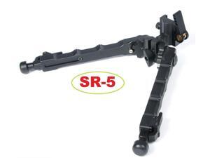 Bipod GBO (SR-5) QD Black Tactical Bipod 7.25 - 9 inches Flat Pan Tilt Bipod GBO (SR-5) QD Black Tactical Bipod 7.25 - 9 inches Flat Pan Tilt