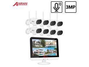 ANRAN 3MP Pan & Tilt Camera Set Security Surveillance Camera System 13-inch Wireless 8CH Monitor NVR Wifi Audio CCTV Camera Kit ANRAN 3MP Pan & Tilt Camera Set Security Surveillance Camera System 13-inch Wireless 8CH Monitor NVR Wifi Audio CCTV Camera Kit