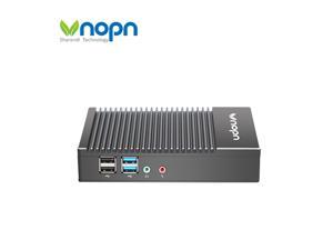 Vnopn Mini PC Personal Desktop Computer, AMD A6-1450 Quad-Core, 4G/32G, HDMI and VGA Ports,WiFi,Support Linux Windows 7/8/10, Aluminum Case