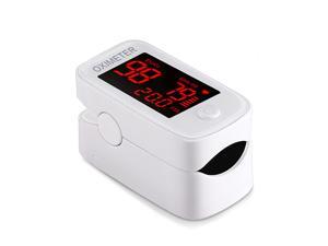 Digital LED Fingertip Pulse Oximeter SPO2 PR PI Pulse Rate Oxygen Monitor Monitor Finger clip Monitor-White