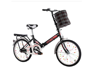 KINGZONE 16/20 Inch Light Folding Bicycle For Men To Work Riding Girl Style Net Red Foldable Gift Bag KINGZONE 16/20 Inch Light Folding Bicycle For Men To Work Riding Girl Style Net Red Foldable Gift Bag