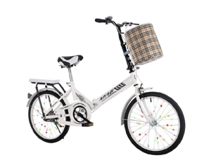 KINGZONE 16/20 Inch Light Folding Bicycle For Men To Work Riding Girl Style Net Red Foldable Gift Bag KINGZONE 16/20 Inch Light Folding Bicycle For Men To Work Riding Girl Style Net Red Foldable Gift Bag