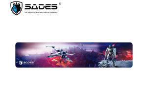 SADES Thunder Keyboard Wrist Rest Pad Support Hand Pad , SBR Memory Foam Anti-Slip Ergonomic Accessory Hand Wrist Pad Size 17.32 x 3.74 x 0.71 Inches For PC Gaming SADES Thunder Keyboard Wrist Rest Pad Support Hand Pad , SBR Memory Foam Anti-Slip Ergonomic Accessory Hand Wrist Pad Size 17.32 x 3.74 x 0.71 Inches For PC Gaming