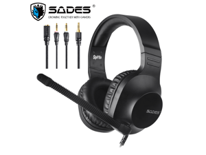 SADES Spirits Gaming Headset Multi-Platform LightWeigth Headphones For PC,Laptop,PS4,XBOX ONE,Mobile,VR,Nintendo Switch (Black) SADES Spirits Gaming Headset Multi-Platform LightWeigth Headphones For PC,Laptop,PS4,XBOX ONE,Mobile,VR,Nintendo Switch (Black)