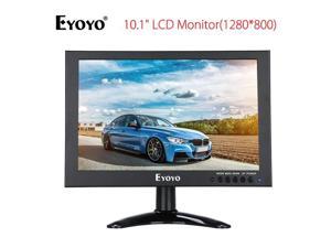 Eyoyo 10" IPS LED Screen HD 1280*800 VGA AV HDMI LCD Monitor for Home CCTV Camera DVD PC FPV