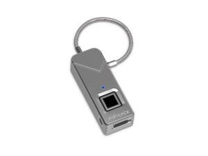 FipiLock New High Reputation Smart Fingerprint Padlock Biometric Lock Portable Outdoor Padlock Silver FipiLock New High Reputation Smart Fingerprint Padlock Biometric Lock Portable Outdoor Padlock Silver
