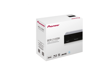 Pioneer BDR 212EBK Internal 16x Blu-ray Writer Drive Black color