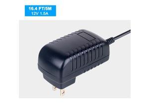 12 Volt 1.5A Power Adapter Supply AC to DC 2.1mm X 5.5mm Plug 12v 1.5 Amp Power Supply Wall Plug Extra Long 16.4(5M) Foot Cord for Outdoor WiFi Camera 12 Volt 1.5A Power Adapter Supply AC to DC 2.1mm X 5.5mm Plug 12v 1.5 Amp Power Supply Wall Plug Extra Long 16.4(5M) Foot Cord for Outdoor WiFi Camera