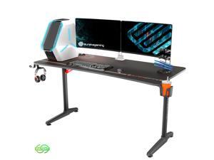 Eureka Ergonomic® Gaming Desk 60" Home Office Computer Desk, New Polygon Legs Design, Captain Series, Black Eureka Ergonomic® Gaming Desk 60" Home Office Computer Desk, New Polygon Legs Design, Captain Series, Black