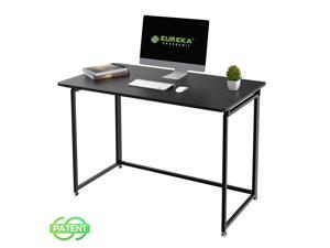 Eureka Ergonomic® 43" Modern Folding Computer Desk, Teen Student Dorm Study Desks, Easy to be Folded Writing Desk, No Assembly Required, Home and Office, Black Eureka Ergonomic® 43" Modern Folding Computer Desk, Teen Student Dorm Study Desks, Easy to be Folded Writing Desk, No Assembly Required, Home and Office, Black