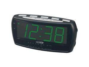 Jensen Compact AM_FM Alarm Clock Radio with Large Easy to Read Backlit LED Display Jensen Compact AM_FM Alarm Clock Radio with Large Easy to Read Backlit LED Display