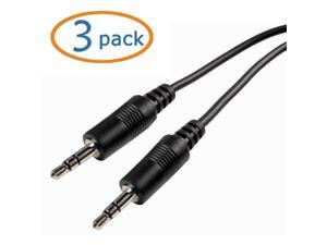 Cables Unlimited 6 feet 3.5mm Male to Male Stereo Audio Cable with nickel plated Plugs for DVD players, laptops, portable CD Cables Unlimited 6 feet 3.5mm Male to Male Stereo Audio Cable with nickel plated Plugs for DVD players, laptops, portable CD