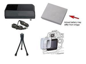 CB_2LY NB_6L Comptatible High Capacity Battery And Rapid Charger Kit Mini Tripod Screen Protector CB_2LY NB_6L Comptatible High Capacity Battery And Rapid Charger Kit Mini Tripod Screen Protector
