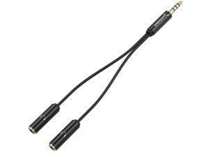 Sabrent 3.5mm Audio Stereo Y Splitter Adapter for Speaker and Headphones (CB-35X2) Sabrent 3.5mm Audio Stereo Y Splitter Adapter for Speaker and Headphones (CB-35X2)