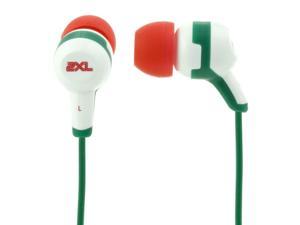 2XL 2X-002N Spoke Nuevo Sonido In-Ear Headphones (Red, White, Green) (Discontinued by Manufacturer)